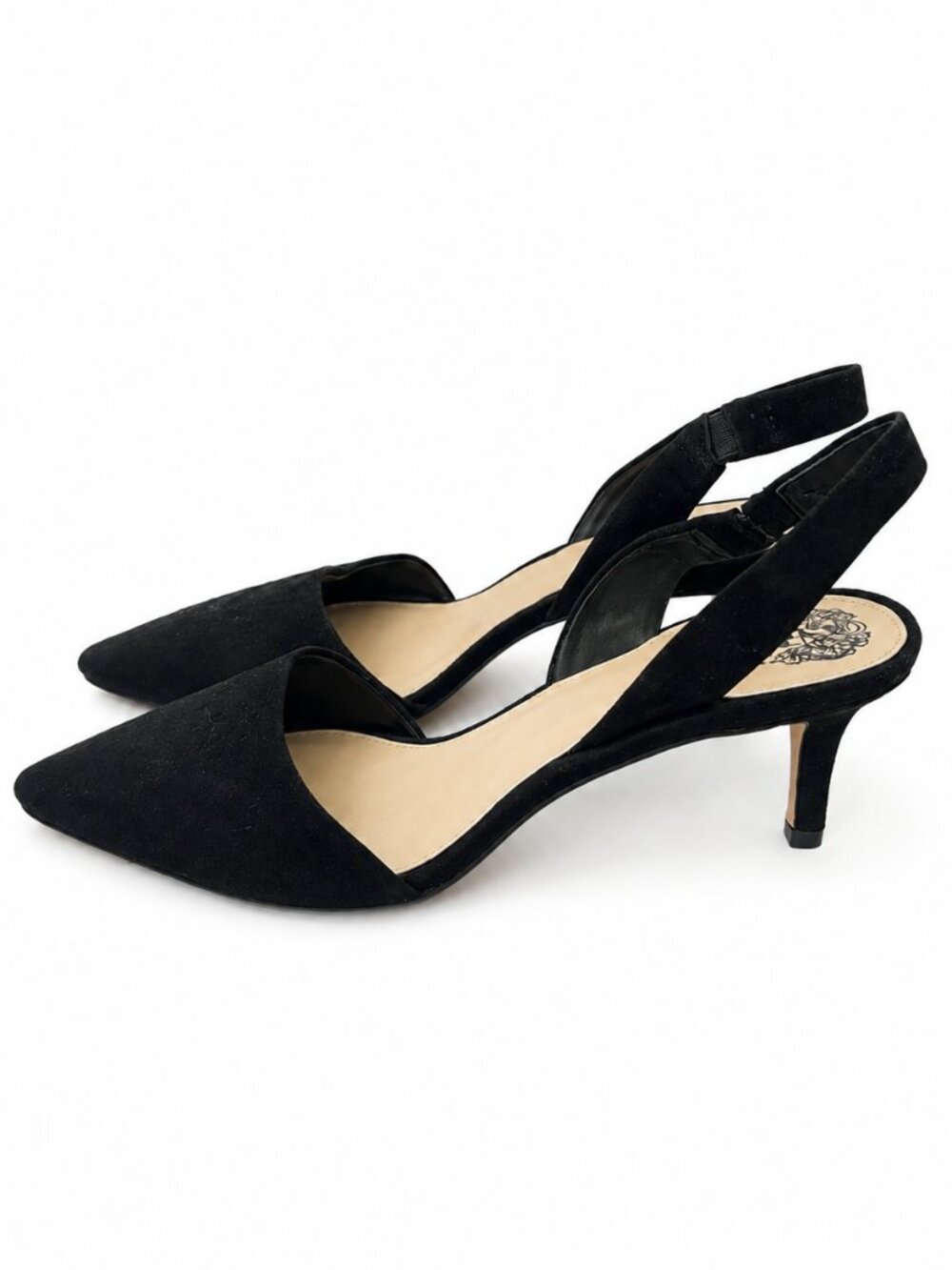 Vince Camuto Black Slingback Heels (Size 8)